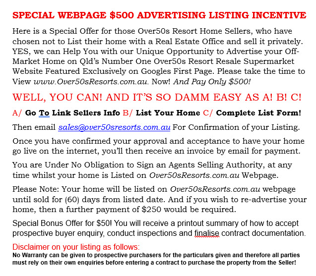 Special Webpage Advertising